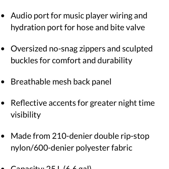 BNWT 25L backpack - Picture 10 of 10